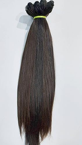 Raw Unprocessed Indian Straight Human Hair Extensions, Cuticle Aligned