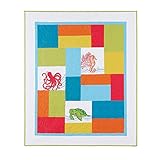 C&F Home Tropical Escape Patchwork Cotton Blend Quilted Accent Throw Blanket 50