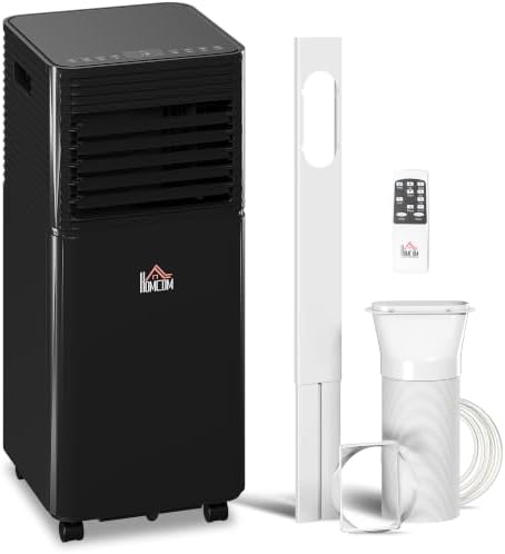 HOMCOM Portable Air Conditioner 8000 BTU 4-in-1 for 27㎡, Window Kit
