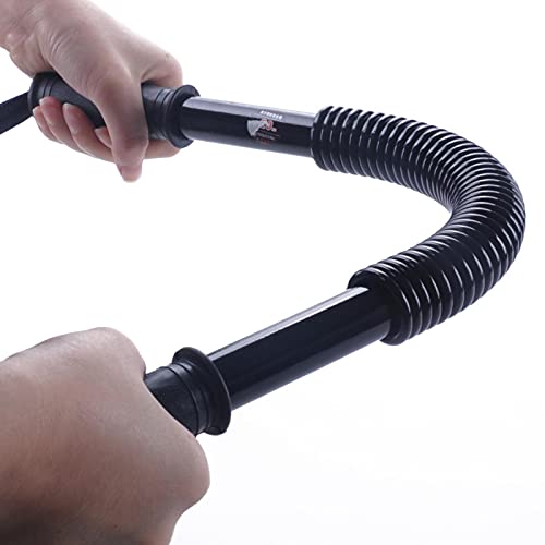 MOVKZACV Barre à Ressort Haute résistance, Barre à Ressort de Résistance Flexible Power Twister 20KG Tige Flexible de Bras d'exercice Exerciseur de Ressort de Tige de Bras Arm Tige Cover
