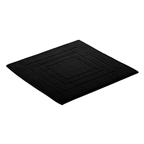 Vossen Badeteppich Feeling schwarz 60 x 60 cm