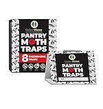 Cedar Home Pantry Moth Traps 8-Pack with Pheromones | Pantry Moth Killer | Long Lasting, Safe, Non-Toxic & No Insecticides | Sticky Glue Pheromone Trap for Kitchen Pantry Moths | U.S.A. Seller