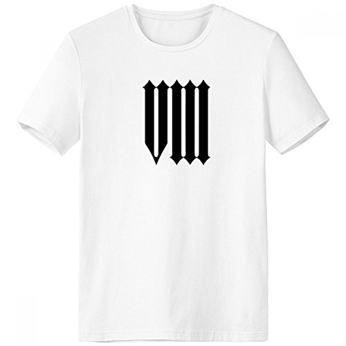 T-shirt sport ras du cou homme imprimé chiffres romains vêtement respirant printemps été