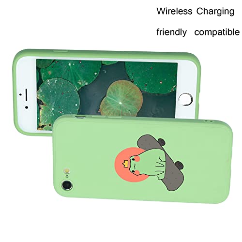 Suitca Compatible With Iphone Se 2020/7/8, Cute Frog On Skateboard Phone Case For 2020/7/8,Kawaii Cool Design Girls Women Kids Soft Slim Bumper Protective Cover, 4.7 In #TOP4