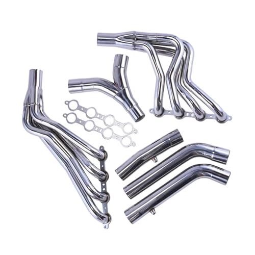 Cabezal de escape corto para solucionar restricciones en Dodge Ram Hemi V8
