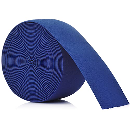 Gourd 5Yards X 2inch Blue Plush Elastic, Soft Comfortable Sewing Elastic