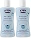 CHICCO Bagno Shampoo Senza Lacrime Natural Sensation, con Aloe e Camomilla, per la Pelle Sensibile del Bambino, Delicato, Formato da 200 ml (Confezione da 2) immagine