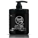 Redone Silver Shaving Gel 1000ml | Professional Barber-Grade Shave Gel for Men | Transparent Formula with Cooling Effect | Smooth Glide, Moisturizing & Anti-Irritation Shaving Gel for Close Shaves