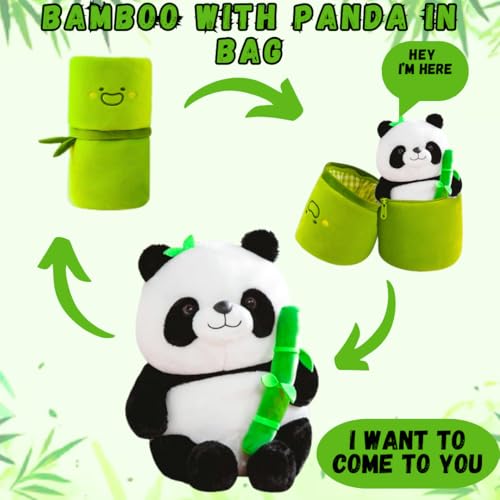 Image of Baby Panda Soft Toy for Girls & Boys | Cute Panda Plushie Teddy Bear | 30cm Small Panda Toy for Kids for Kids & Toddlers