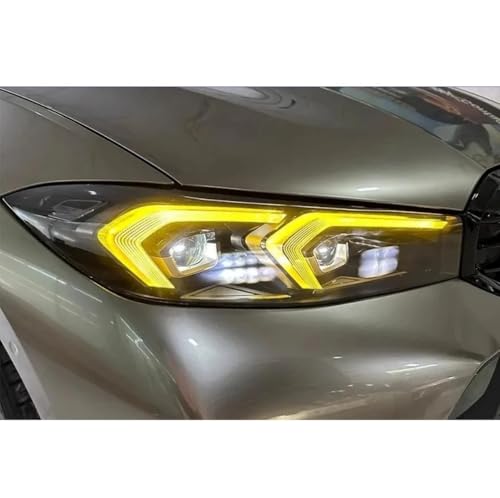 Luz diurna DRL amarilla con módulo de control disipador para G20 LCI 2