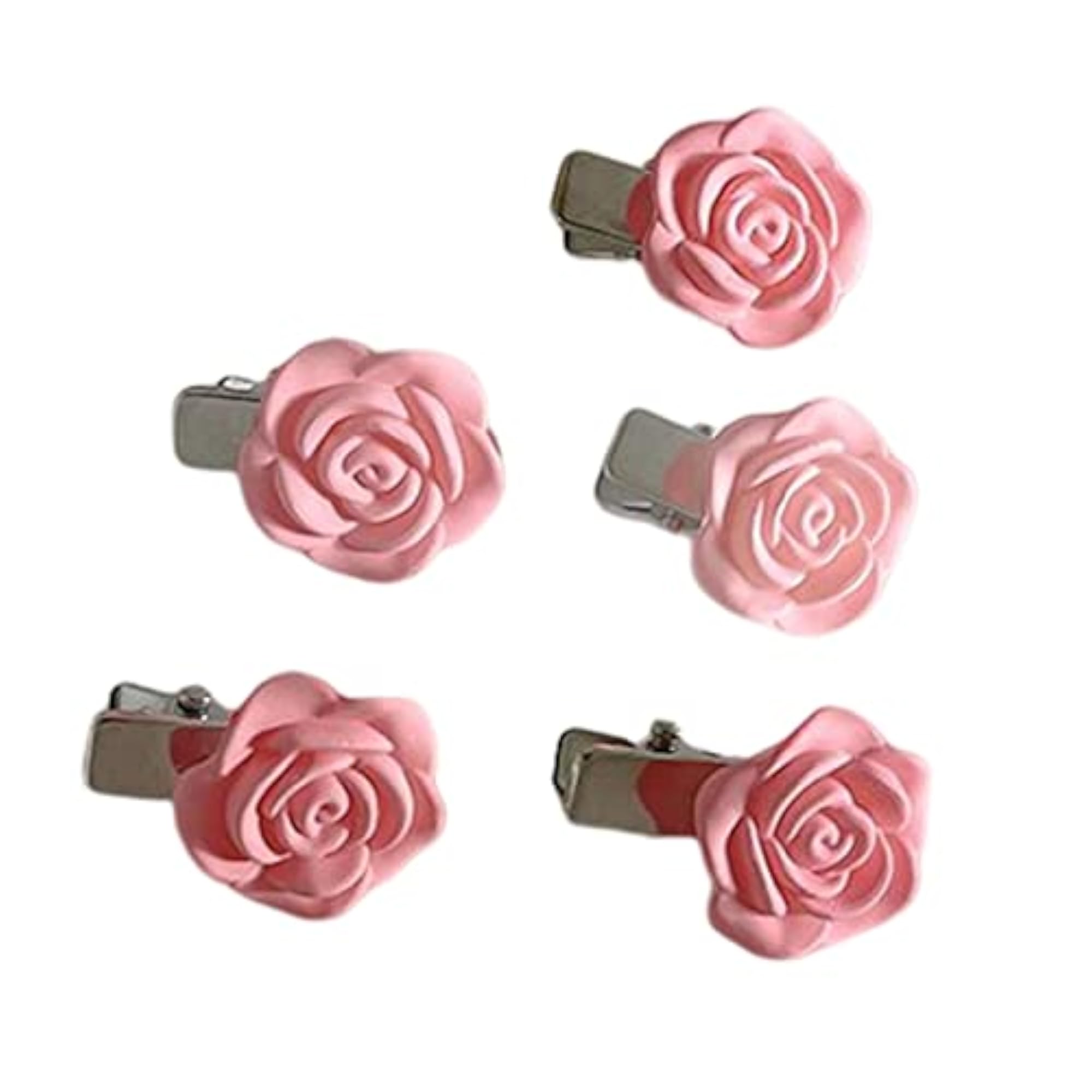 5Pcs Non-Slip Flower Hair Clips Set