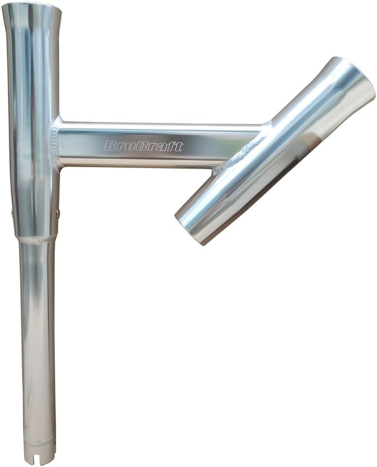 Brocraft Aluminum Rod Rigger/Boat Trolling Rod Holder & Fishing Outrigger Spreader for Multiple Rods