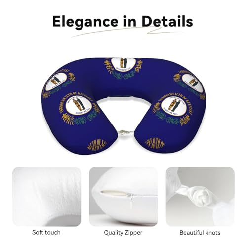 Almohada de poliéster para cuello talla única negra miniatura 4