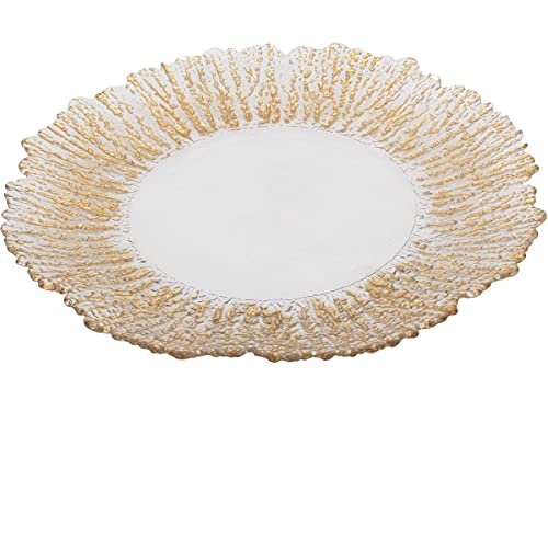 Set de 2 Platos Decorativos de Vidrio AB Home miniatura 2