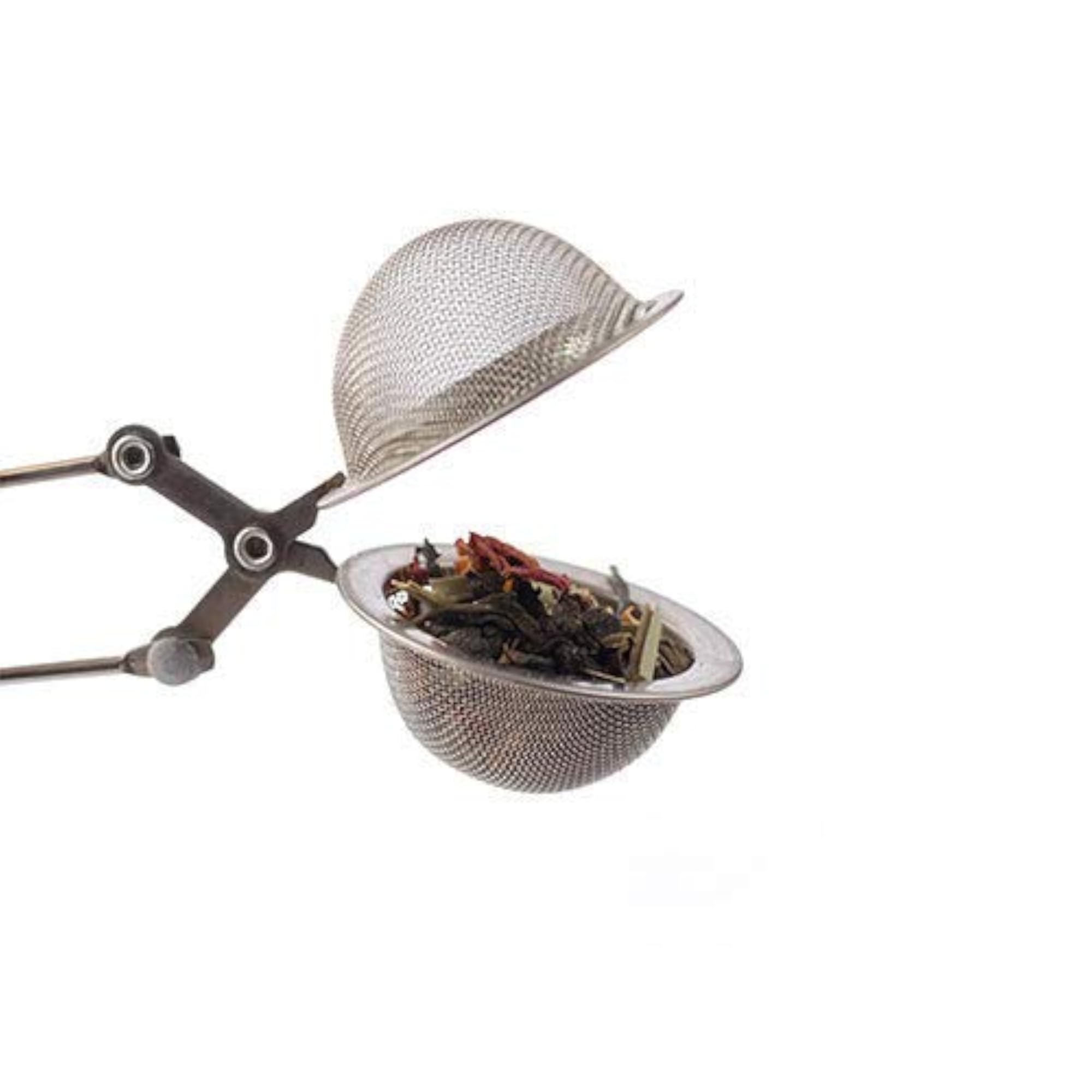 Stainless Steel Tea Leaves Herb Mesh Ball Infuser, Silver
