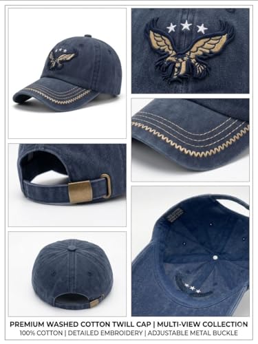 Image of Men's Cotton Baseball Cap, Adjustable Back Closure, Unisex, Casual Style, for Outdoor Lifestyle