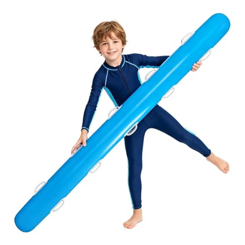 Nouilles gonflables pour piscine anti-glisse avec poignées de maintien adultes