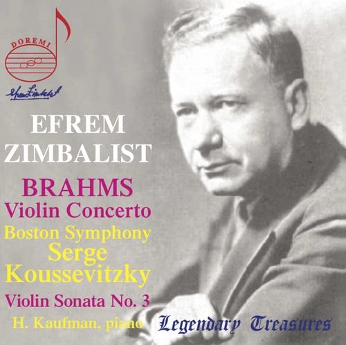 Efrem Zimbalist plays Brahms