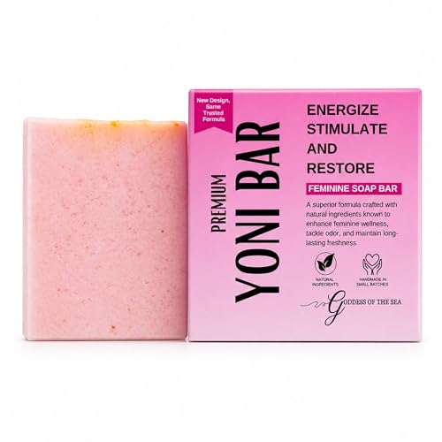 Premium Yoni Natural Feminine Care Soap for pH Balance Odor Control & Hydration | Organic Herbal Ingredients | Gentle Yet Effective for Daily Intimate Hygiene | Handmade & Vegan (3oz)