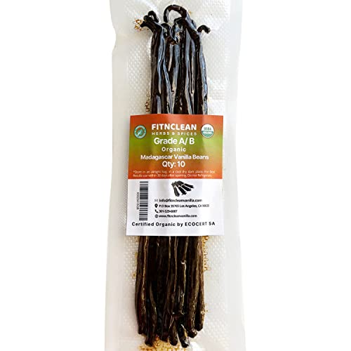 Madagascar Vanilla Beans Grade A/B (10pk)