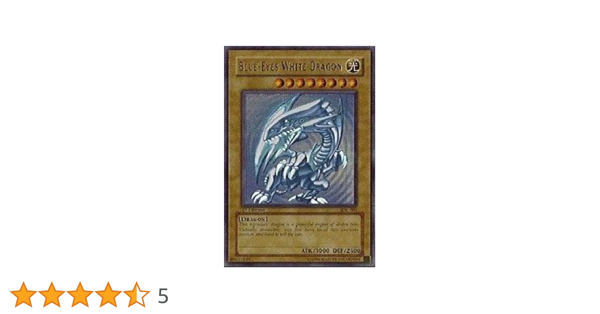 遊戯王 青眼の白龍 SDK-001 1st Edition BLUE EYES WHITE DRAGON *** ULTRA RARE SDK-001 ORIGINAL