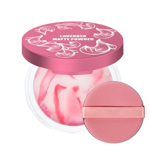 Polvo Facial Compacto: Base Mate, Cobertura Ligera, Base De Maquillaje Resistente Al Agua, Control De Brillo Compacto | La Belleza Profesional Prensada Del Polvo Facial Para El Viaje De Las M