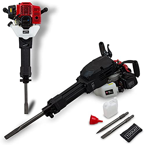 Bituxx Benzin Abbruchhammer 2,5PS Schlaghammer Vorschlaghammer Schlaghammer Stemmhammer