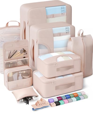 Veken 8 Set Packing Cubes, Cruise Ship Travel...