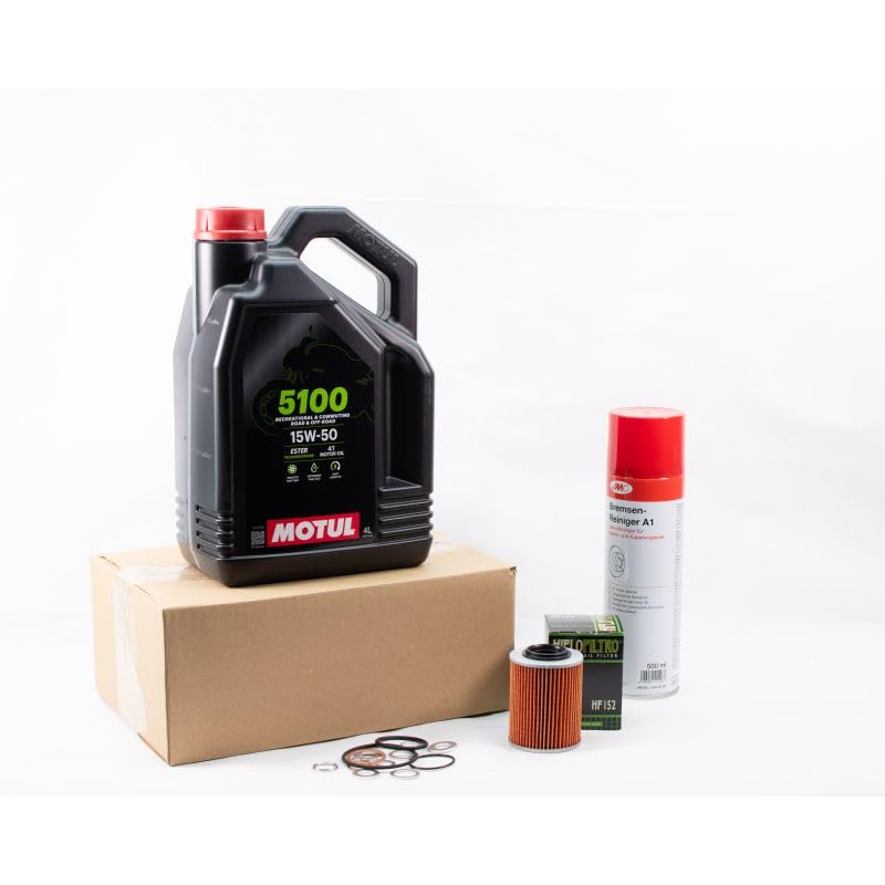 Standard-Ölwechsel-Wartungsset für APRILIA RSV 1000 von 1997 bis 2011 - MTL 5100 15W50 4L