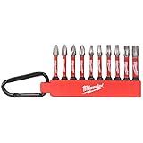 Milwaukee - Shockwave Impact Duty cacciavite Bit Moschettone Set 10 pezzi, confezione assortita
