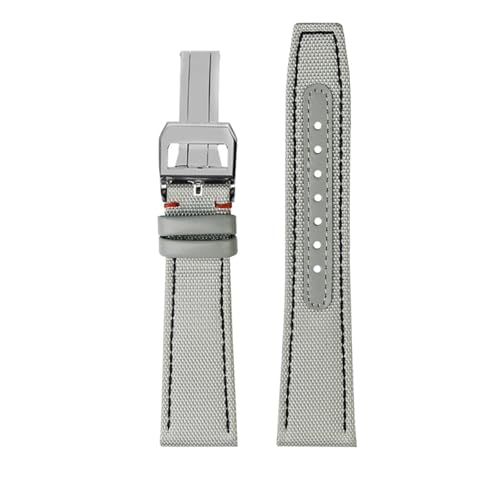 [���X] 20 �~�����[�g�� 21 �~�����[�g�� 22 �~�����[�g���u���X���b�g Fit For IWC �X�g���b�v�t�B�b�g�p�C���b�g���̉��q���܃}�[�N 18 IW377714/IW388101 �i�C�����L�����o�X�p�l�����v�����Y���v�o���h(A-grey-