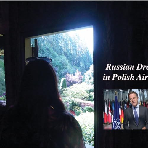 Russian Drones in Polish Airspace Podcast Por arte de portada