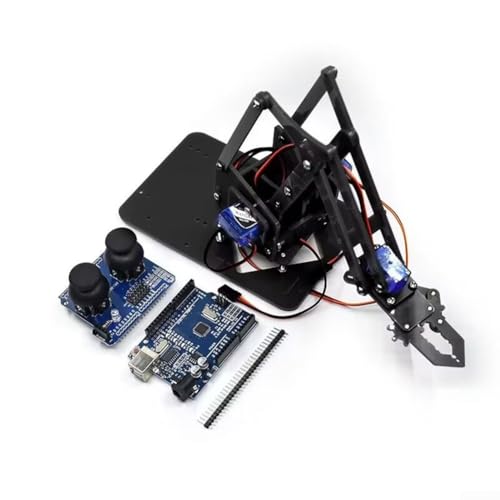 Bras robotique acrylique kit Arduino programmation STEAM bleu pro - 3
