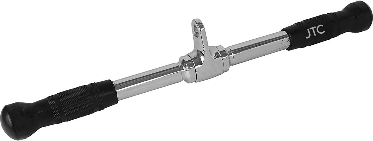 JTC Straight LAT Bar | Tricep Press Down Bar with Rubber Handgrips (Style B) (B09M3ZJK3G) Amazon Price History, Amazon Price Tracker