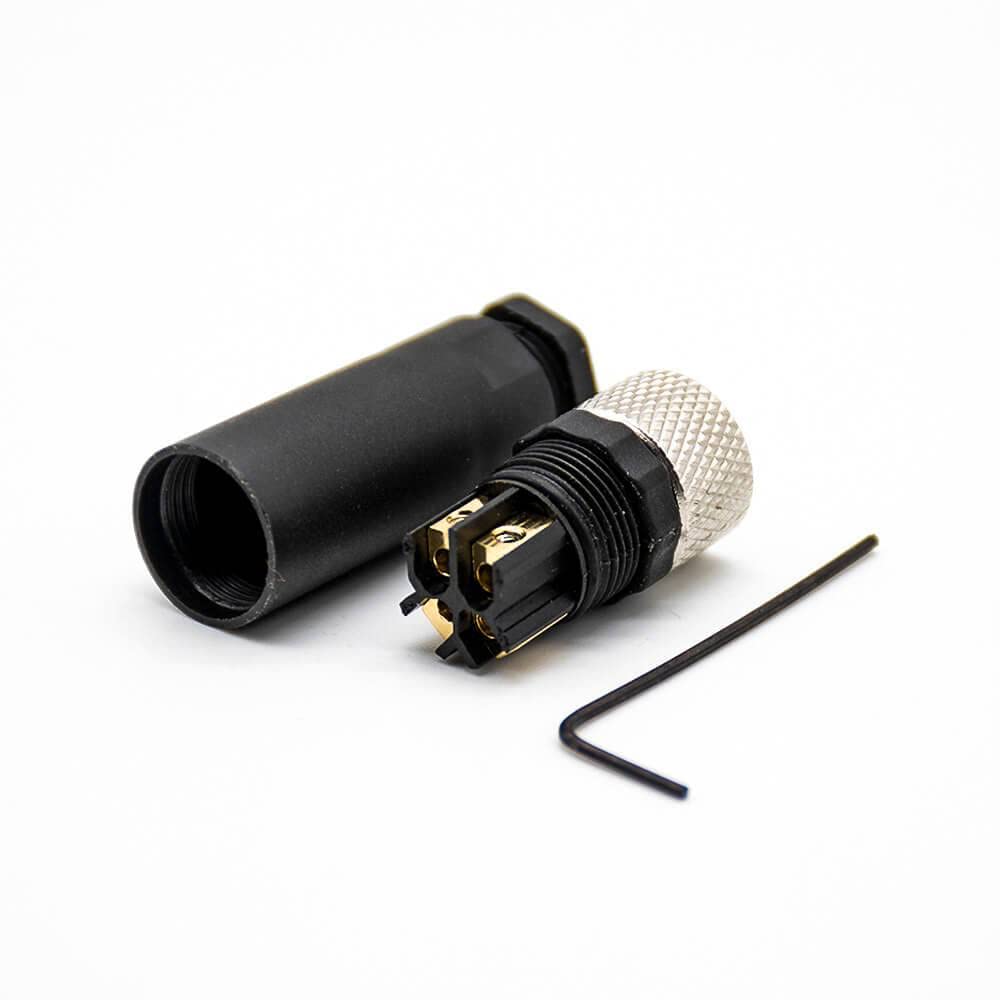 Connettore Maschio M8 A 3 Pin - Per Sensori Industriali | IP67 Impermeabile, Filettatura Antivibrazione - Foto 12