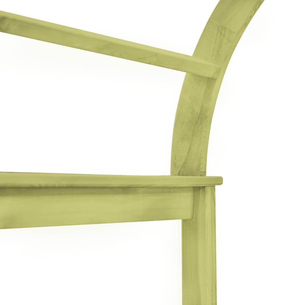 Arco traliccio in legno di pino impregnato, 125 x 150 x 235 cm