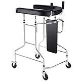 Walker, Walker Für Behinderte Erwachsene Mit Zerebralparese, Höhenverstellbarer Stand Aufrecht Stehende Walker-Gleiter, Außerhalb des Innenbereichs, Gelände, Belastung 100 Kg (220 Lbs)