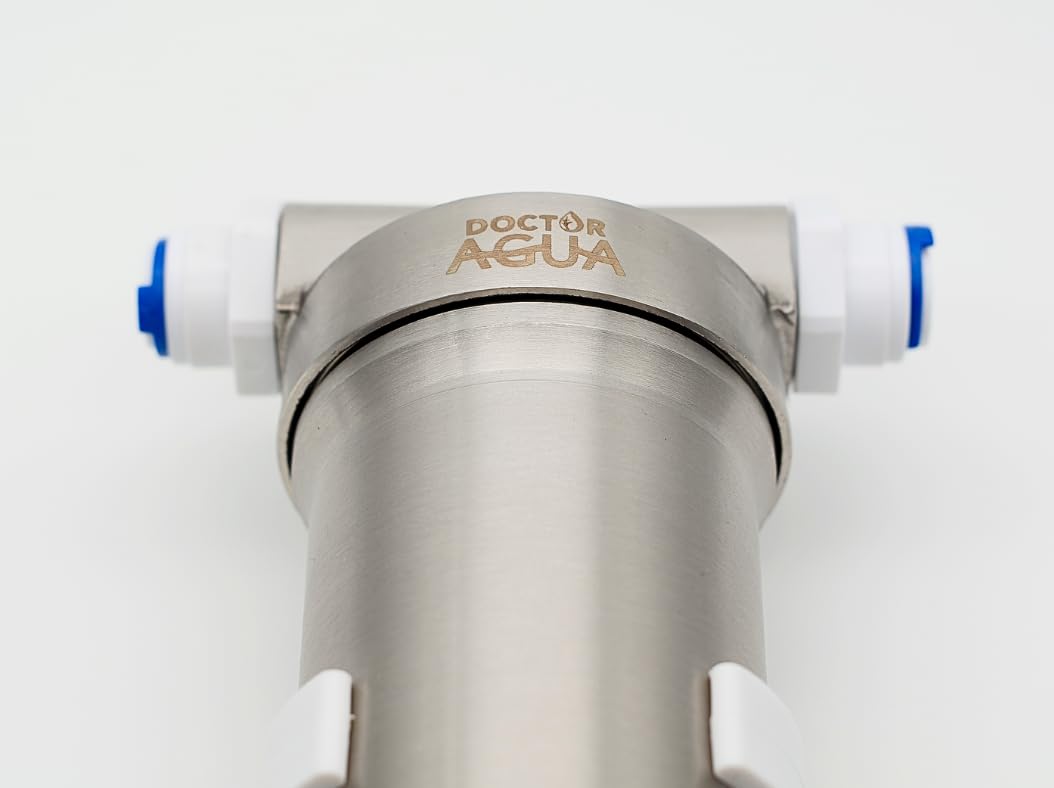 Ultra Purify Wasserfilter für Unterbau aus Edelstahl, Filterkapazität 300 l/h, umweltfreundlich, antibakteriell, Antikalk, bewahrt Mineralien im Wasser