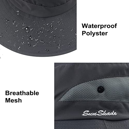 Mukeyo Chapéu feminino de verão com aba larga e proteção UV para ambientes externos boné dobrável ra