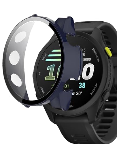For Garmin(�K�[�~��) Forerunner 70 / 170 / 170 Music �P�[�X YAJOJO �ی� �K���X�t�B���� ��̌^ �J�o�[ �X�}�[�g�E�H�b�` 3D�Ȗʋ����t�B���� �����G�b�W�^�b�` �h�C�菝 �h�Ռ� �����h�~ �S�ʕی� ��