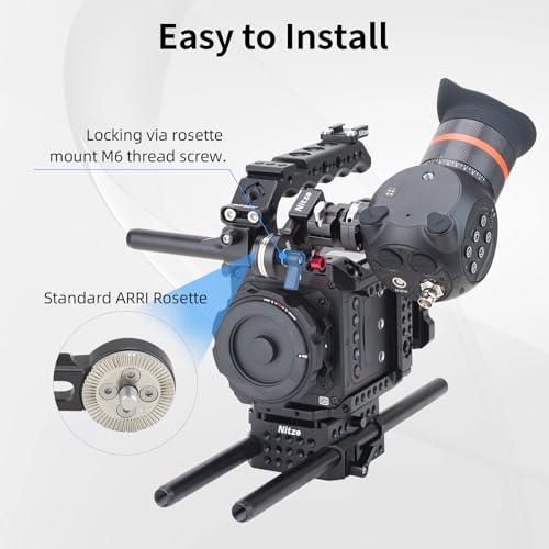 Image of Nitze NATO Rail with ARRI Rosette (3 inch /76 mm) - N49-NR3