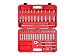 TEKTON 1/2 Inch Drive 6-Point Socket & Ratchet Set, 58-Piece (3/8 - 1 in., 10 - 24 mm) | SKT25301
