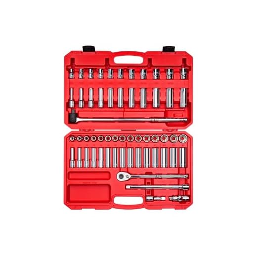 TEKTON 57-Piece Socket and Ratchet Set