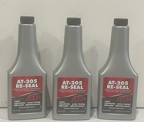 ATP-205 Seal Leak Stopper 8 Ounce - 3 Pack - Leak Repair Stop Leak for Engines- Transmission- Power Steering- differentials - Made in The USA.