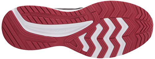 Saucony Men's Cohesion 14 Running Shoe, Charcoal/Red, 9.5 #TOP3