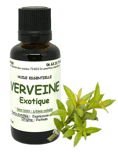 Huile essentielle de Verveine exotique (10 ml)."Litsea cubeba" Cover