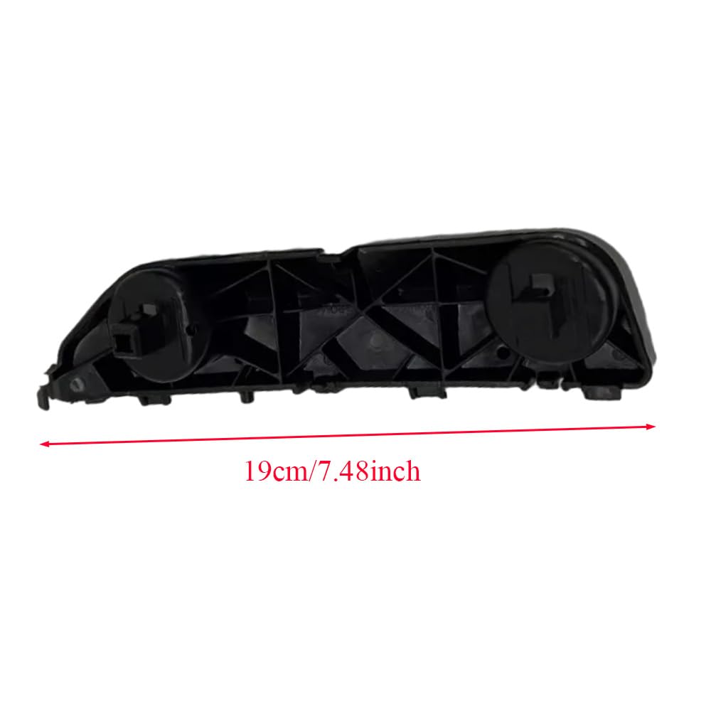 1 paio di staffe per paraurti sinistro e destro, supporto per paraurti anteriore, staffa di supporto per paraurti anteriore, compatibile con Nissan March Micra K13 2011-2015, 62225-1HA0A 62224