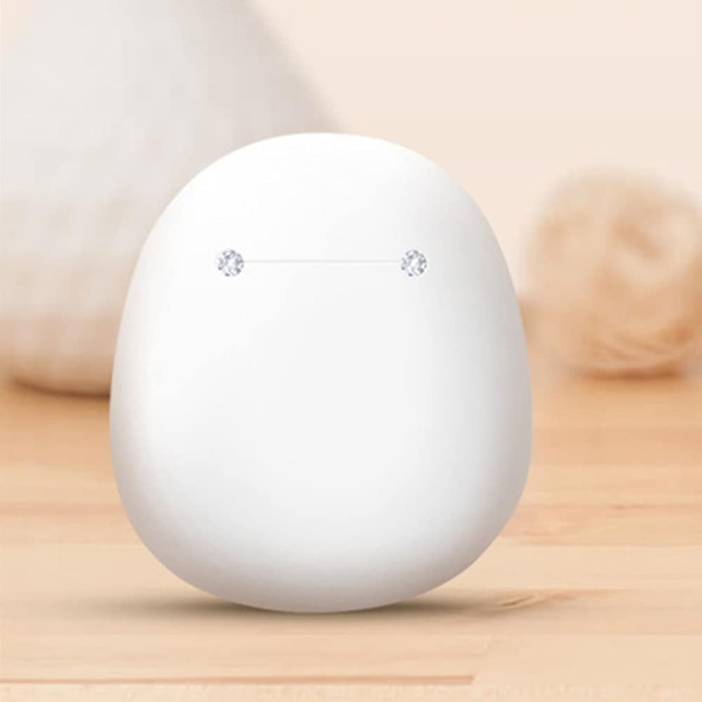 Mini Calentador de Manos USB portátil, Calentador de Manos eléctrico antiexplosión para Uso en el hogar y la Oficina, Material ABS Blanco Rosa 4000mAh