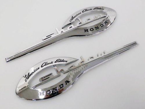 Tmsuschina Chrome Gas Tank Emblem Badge Decal for Honda Shadow ACE VT VTX 400 600 750