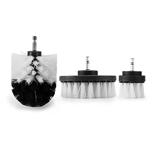 FTXJ 3 PCS Electric Turbo Scrub Replacement Head Household Cleaning Extra Brushes Set